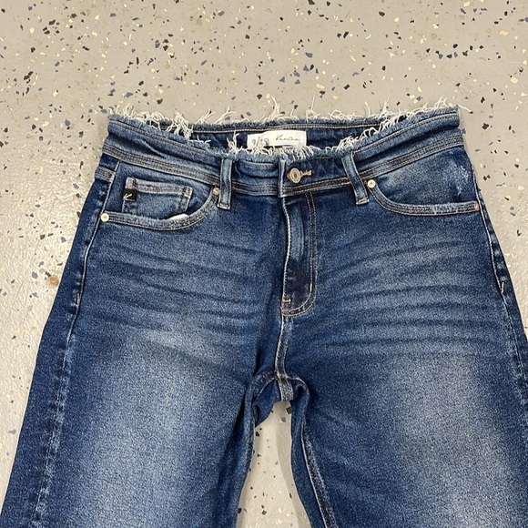 KenCan Raw Edge Waist Denim Jeans Size 28 - Picture 3 of 6